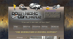 Desktop Screenshot of downrightconcrete.com